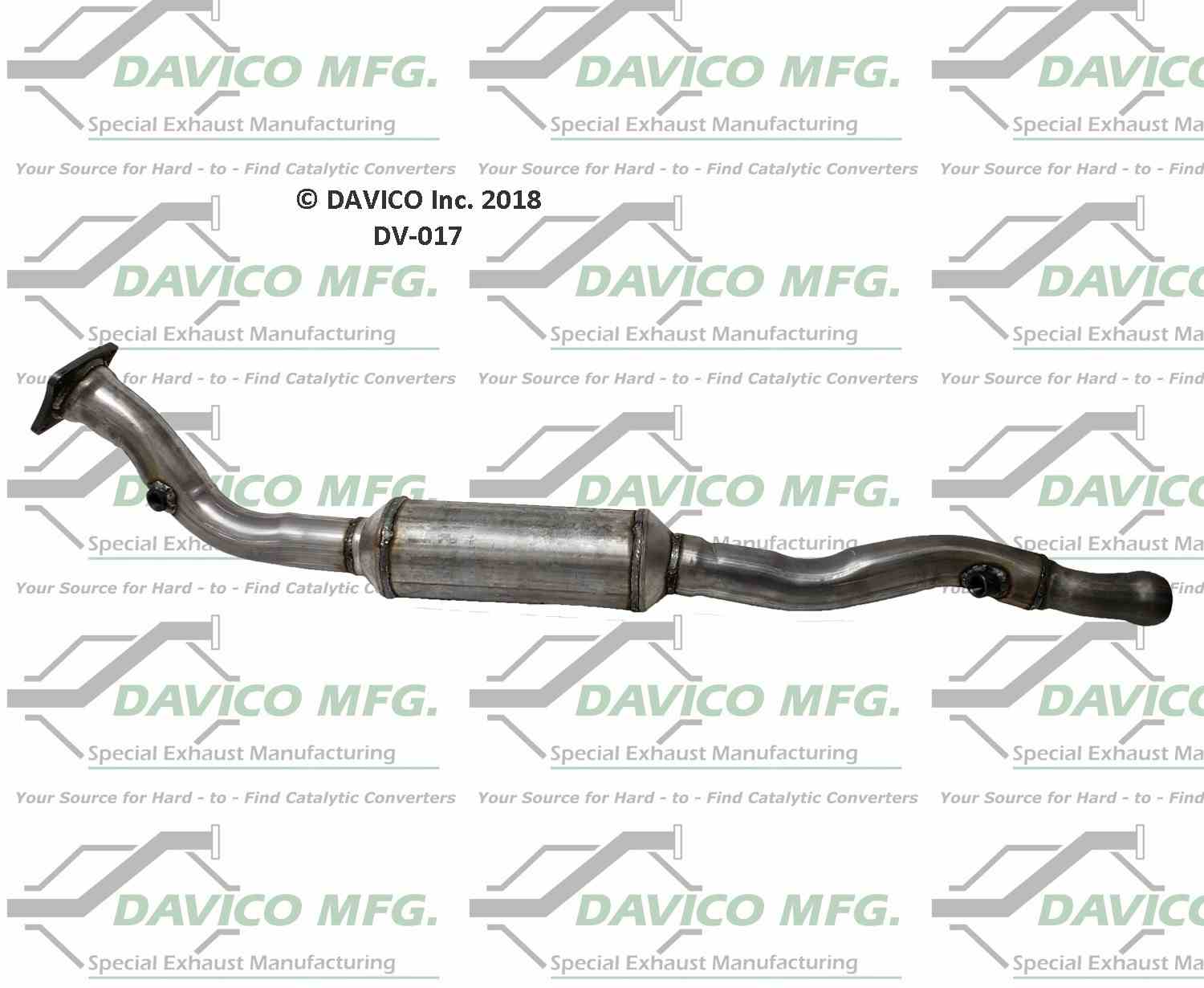 davico mfg exact-fit catalytic converter  frsport dv-017