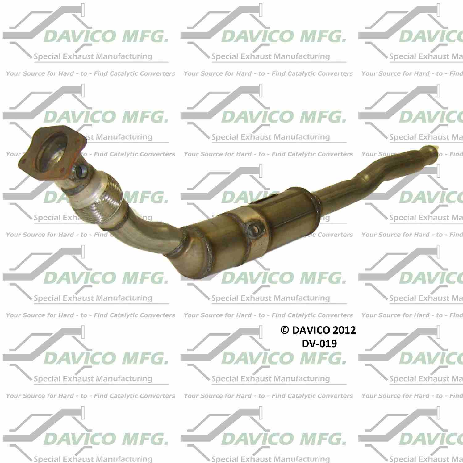 davico mfg exact-fit catalytic converter  frsport dv-019