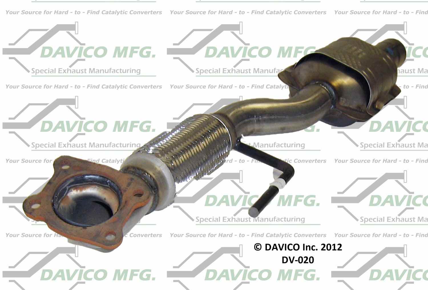 davico mfg exact-fit catalytic converter  frsport dv-020