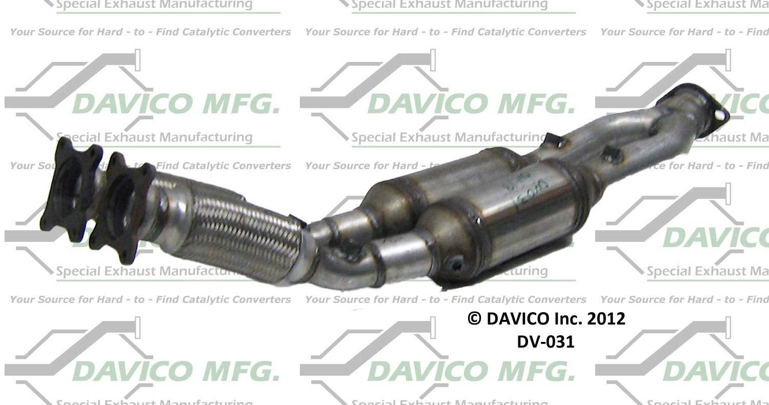 davico mfg exact-fit catalytic converter  frsport dv-031