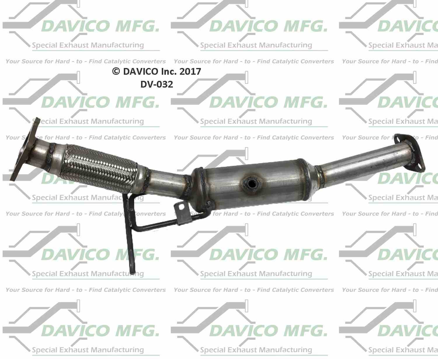 davico mfg exact-fit catalytic converter  frsport dv-032