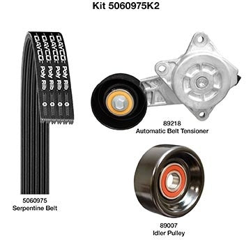 dayco serpentine belt drive component kit  frsport 5060975k2