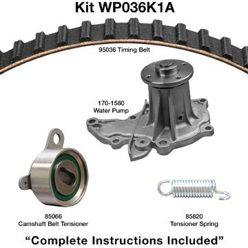 dayco engine timing belt kit with water pump  frsport wp036k1a