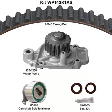 dayco engine timing belt kit with water pump  frsport wp143k1as