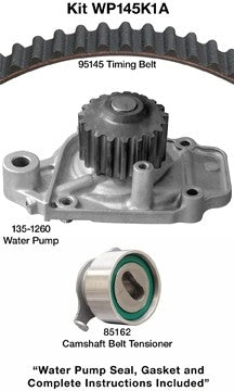 dayco engine timing belt kit with water pump  frsport wp145k1a