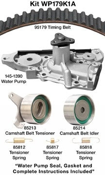 Dayco Engine Timing Belt Kit with Water Pump  top view frsport WP179K1A