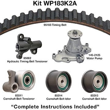 dayco engine timing belt kit with water pump  frsport wp183k2a