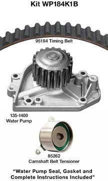 dayco engine timing belt kit with water pump  frsport wp184k1b