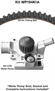 Dayco Engine Timing Belt Kit with Water Pump  top view frsport WP194K1A