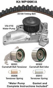 dayco engine timing belt kit with water pump  frsport wp199k1a