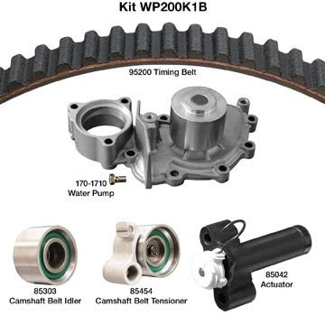 dayco engine timing belt kit with water pump  frsport wp200k1b