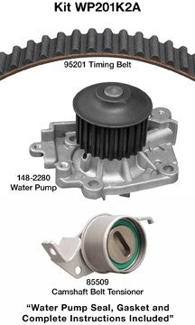 Dayco Engine Timing Belt Kit with Water Pump  top view frsport WP201K2A