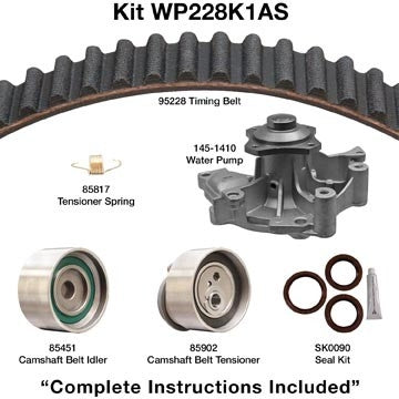 dayco engine timing belt kit with water pump  frsport wp228k1as