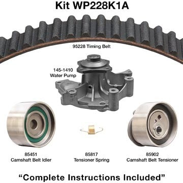 dayco engine timing belt kit with water pump  frsport wp228k1a