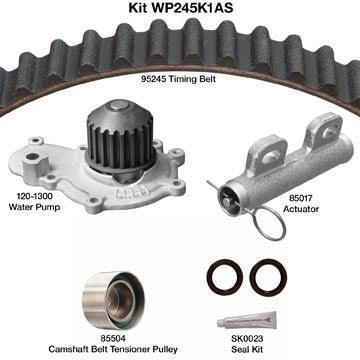 dayco engine timing belt kit with water pump  frsport wp245k1as