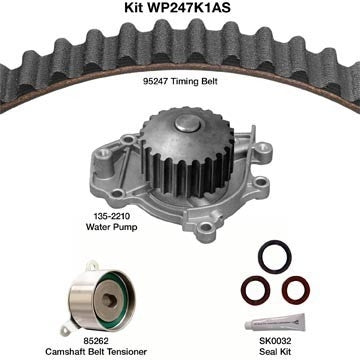 dayco engine timing belt kit with water pump  frsport wp247k1as