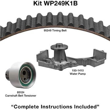 dayco engine timing belt kit with water pump  frsport wp249k1b