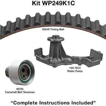 dayco engine timing belt kit with water pump  frsport wp249k1c