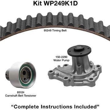 dayco engine timing belt kit with water pump  frsport wp249k1d