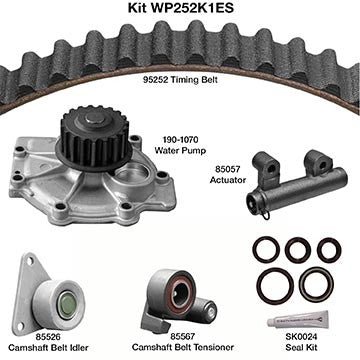 dayco engine timing belt kit with water pump  frsport wp252k1es