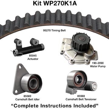 Dayco Engine Timing Belt Kit with Water Pump  top view frsport WP270K1A