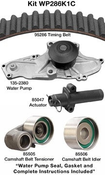 Dayco Engine Timing Belt Kit with Water Pump  top view frsport WP286K1C