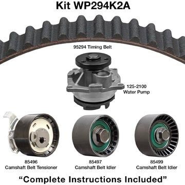 dayco engine timing belt kit with water pump  frsport wp294k2a