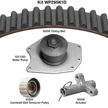 dayco engine timing belt kit with water pump  frsport wp295k1d