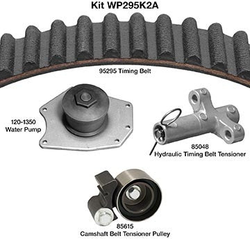 dayco engine timing belt kit with water pump  frsport wp295k2a