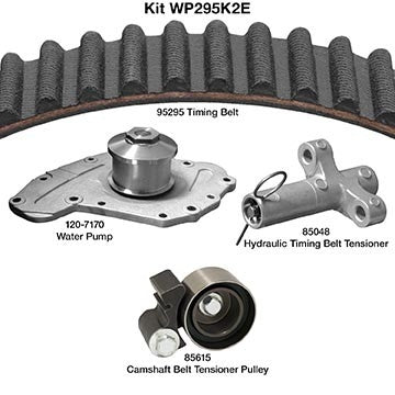 dayco engine timing belt kit with water pump  frsport wp295k2e