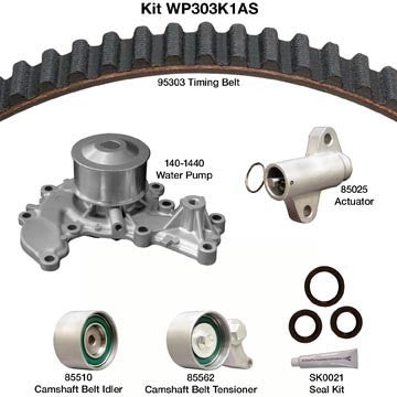 dayco engine timing belt kit with water pump  frsport wp303k1as