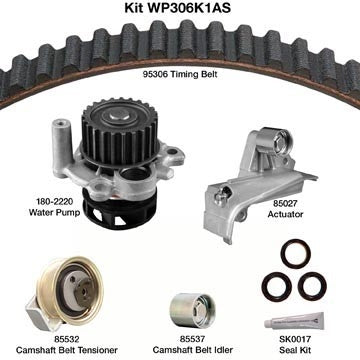 dayco engine timing belt kit with water pump  frsport wp306k1as