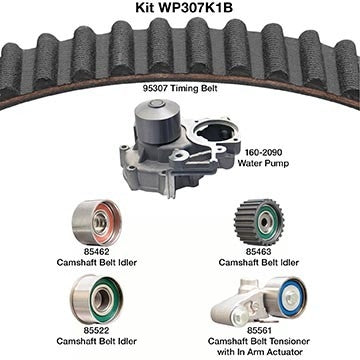 dayco engine timing belt kit with water pump  frsport wp307k1b