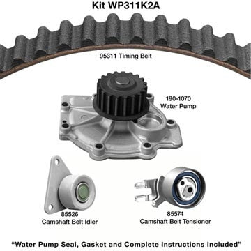 Dayco Engine Timing Belt Kit with Water Pump  top view frsport WP311K2A