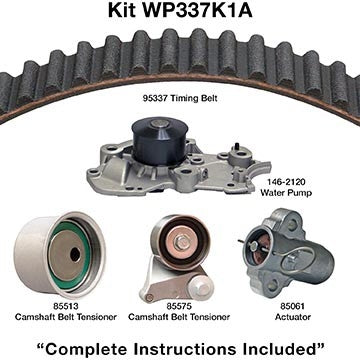 dayco engine timing belt kit with water pump  frsport wp337k1a