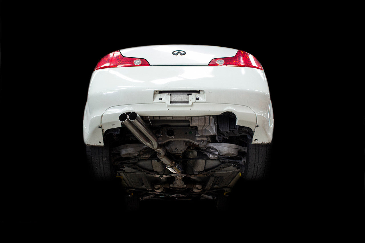 ISR Performance EP (Straight Pipes) Dual Tip Exhaust - Infiniti G35 Coupe 03-07