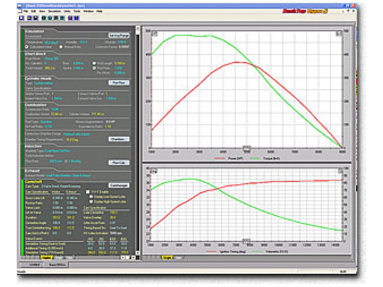 Comp Cams Soft Ware Desk Top "Dyno 5"