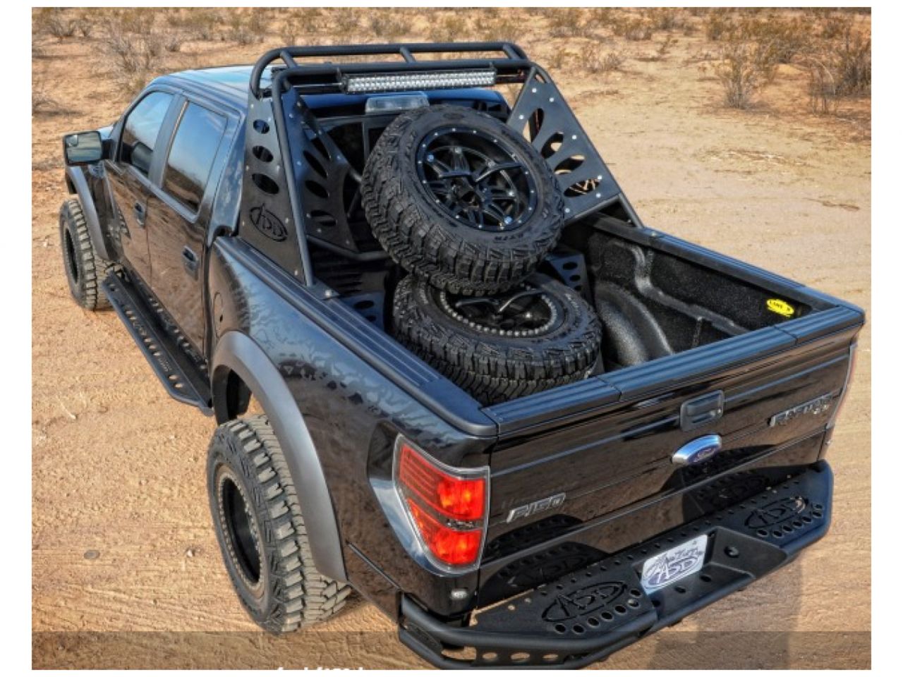 Addictive Desert Designs F150 Series Dimple R Rear Bumper w/ Backup Sensor Cutout
