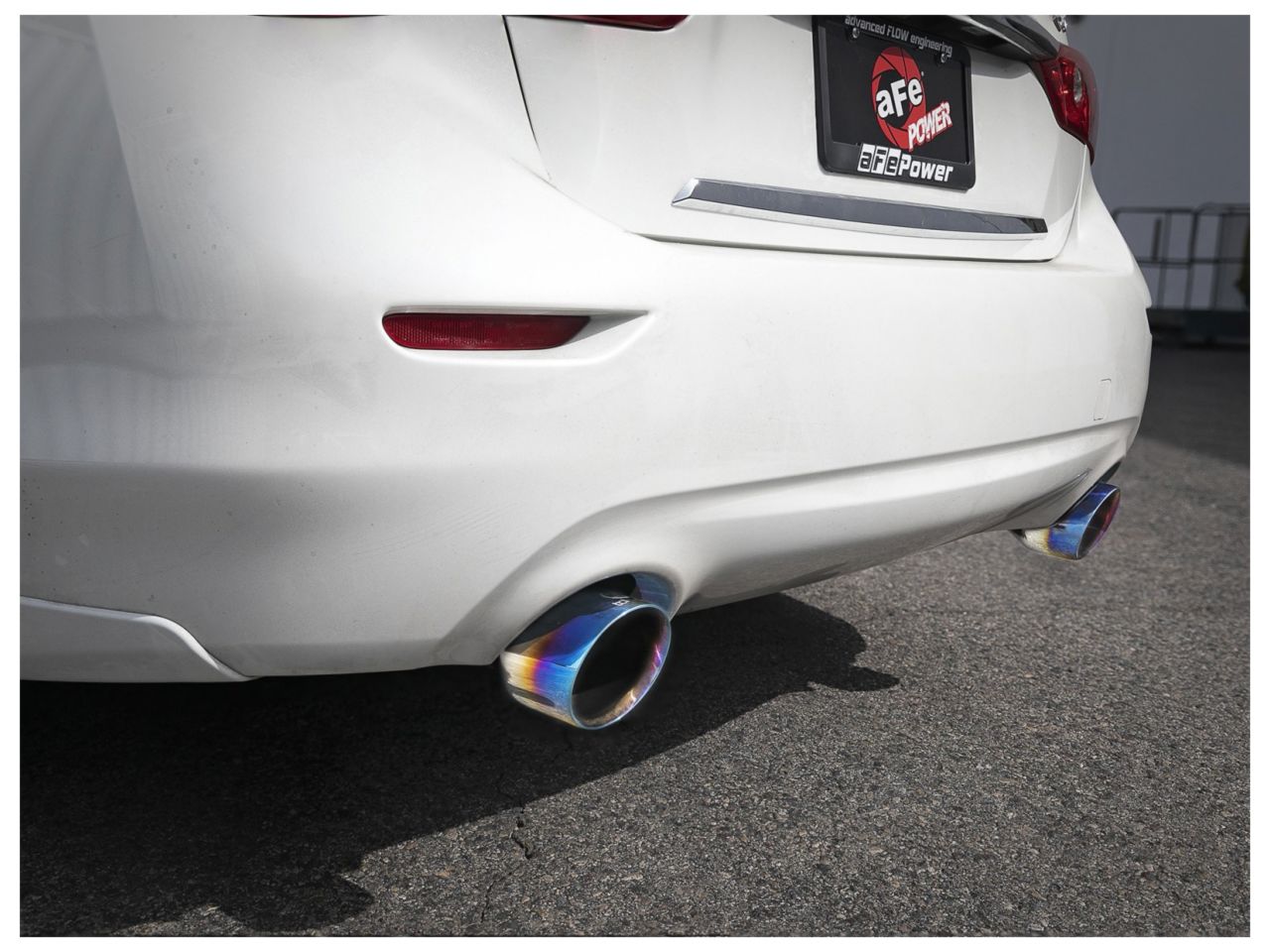 aFe Takeda 2.5in 304 SS Axle-Back Exhaust w/ Blue Flame Tips 16-18