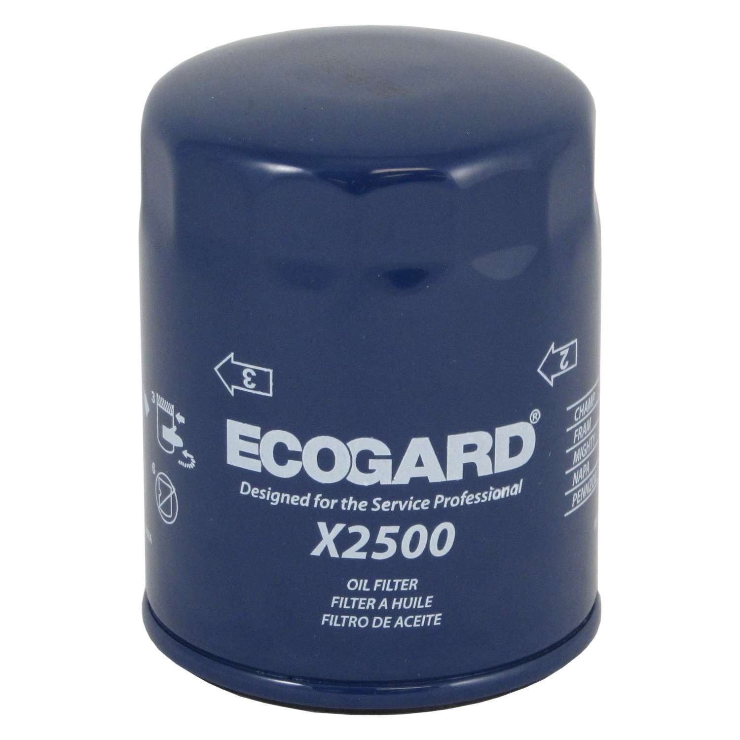 ECOGARD Engine Oil Filter  top view frsport X2500