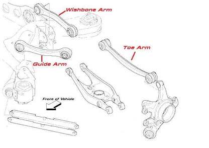 Ground Control BMW E8X / E9X Adjustable Arm Set