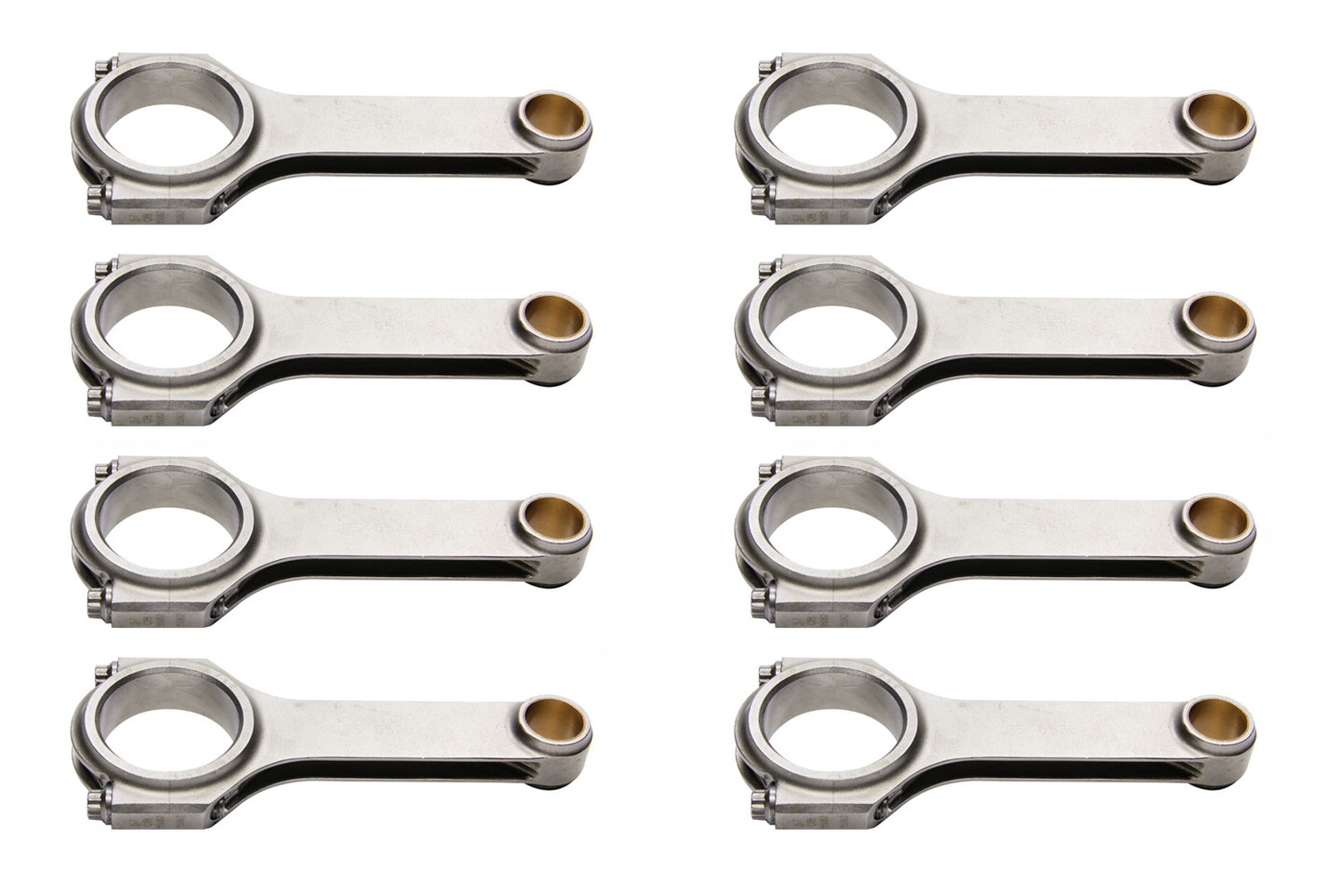 Eagle BBC 4340 Forged H-Beam Rods 6.535 w/ARP2000 EAGCRS65353D2000