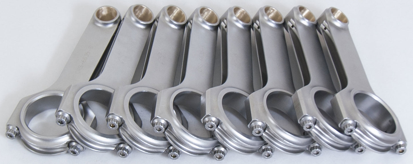 Eagle BBC 4340 Forged H-Beam Rods 6.635in EAGCRS66353D