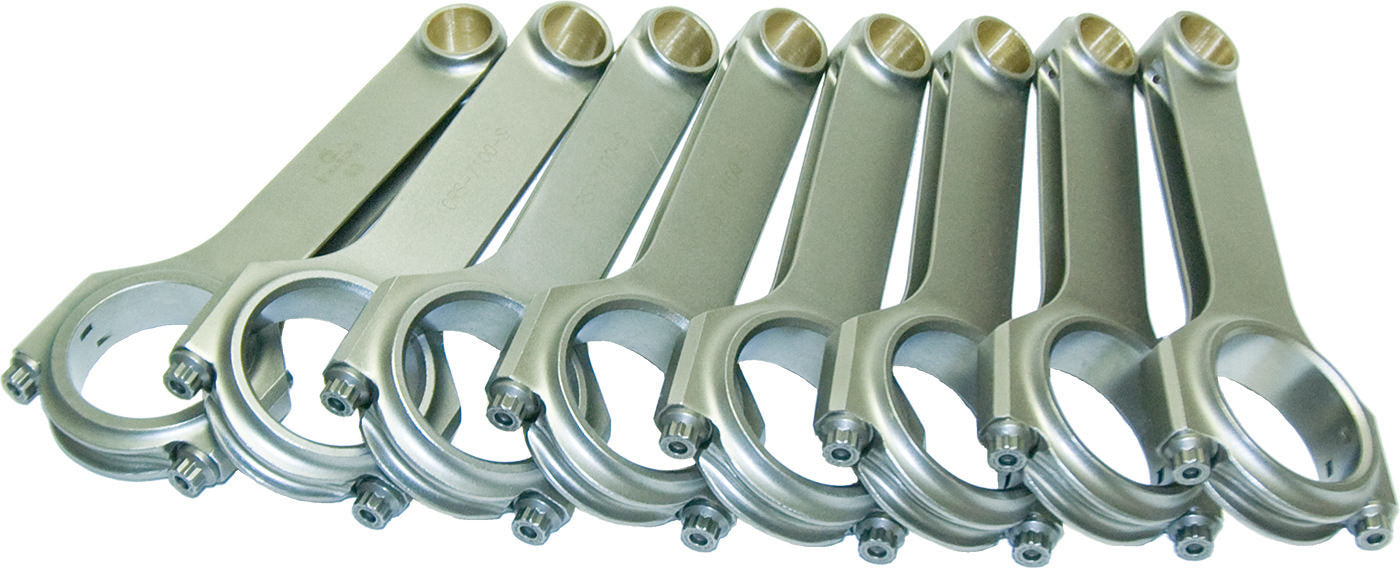 Eagle BBC 4340 Forged H-Beam Rods 7.100 w/ARP2000 Blt EAGCRS7100C3D2000