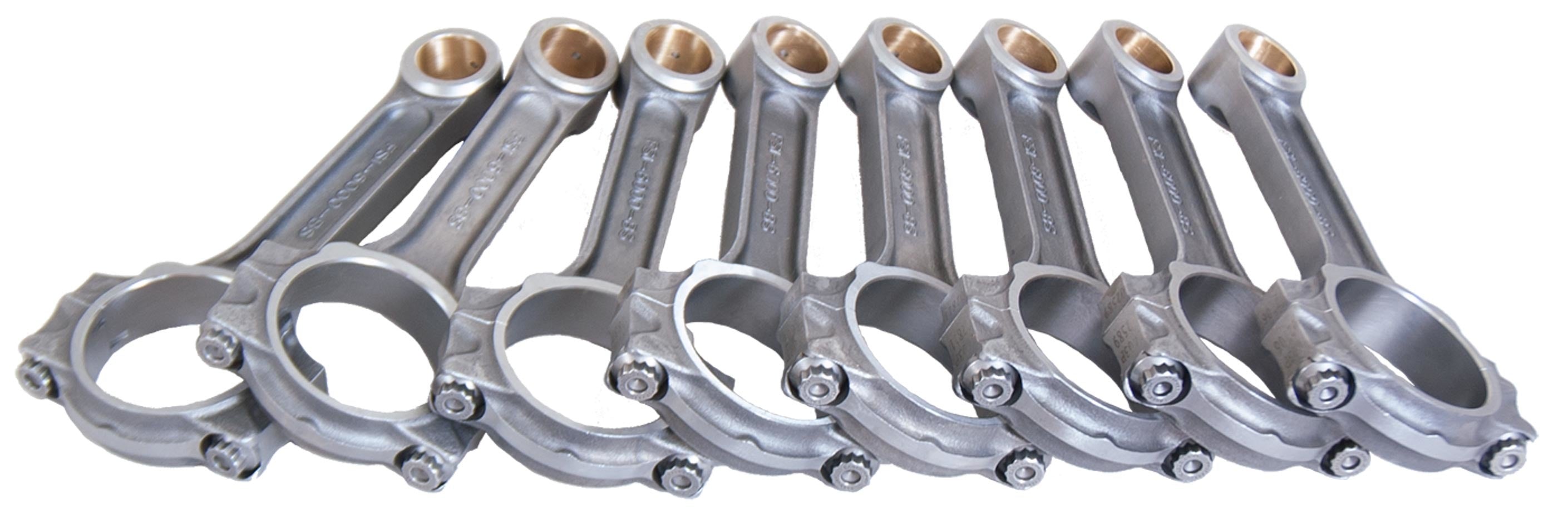 Eagle SBC Forged 4340 I-Beam Rods 6.000 w/7/16 Bolts EAGFSI6000B