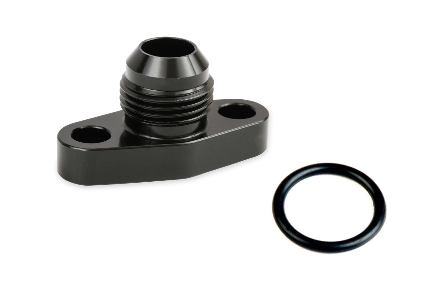 Earl's Turbo Oil Drain Back Flange 10an - Black EARGT0001ERL