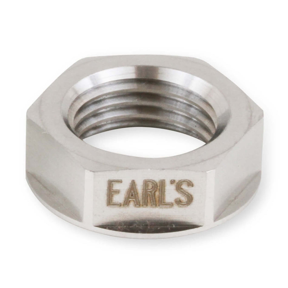 Earl's 8AN Flanged Bulkhead Nut SS 2pk EARSS992508ERL