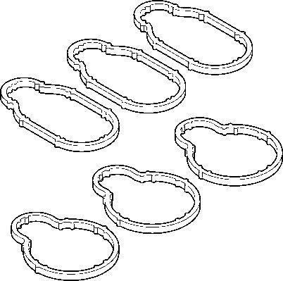 Elring Engine Intake Manifold Gasket Set  top view frsport 232.540