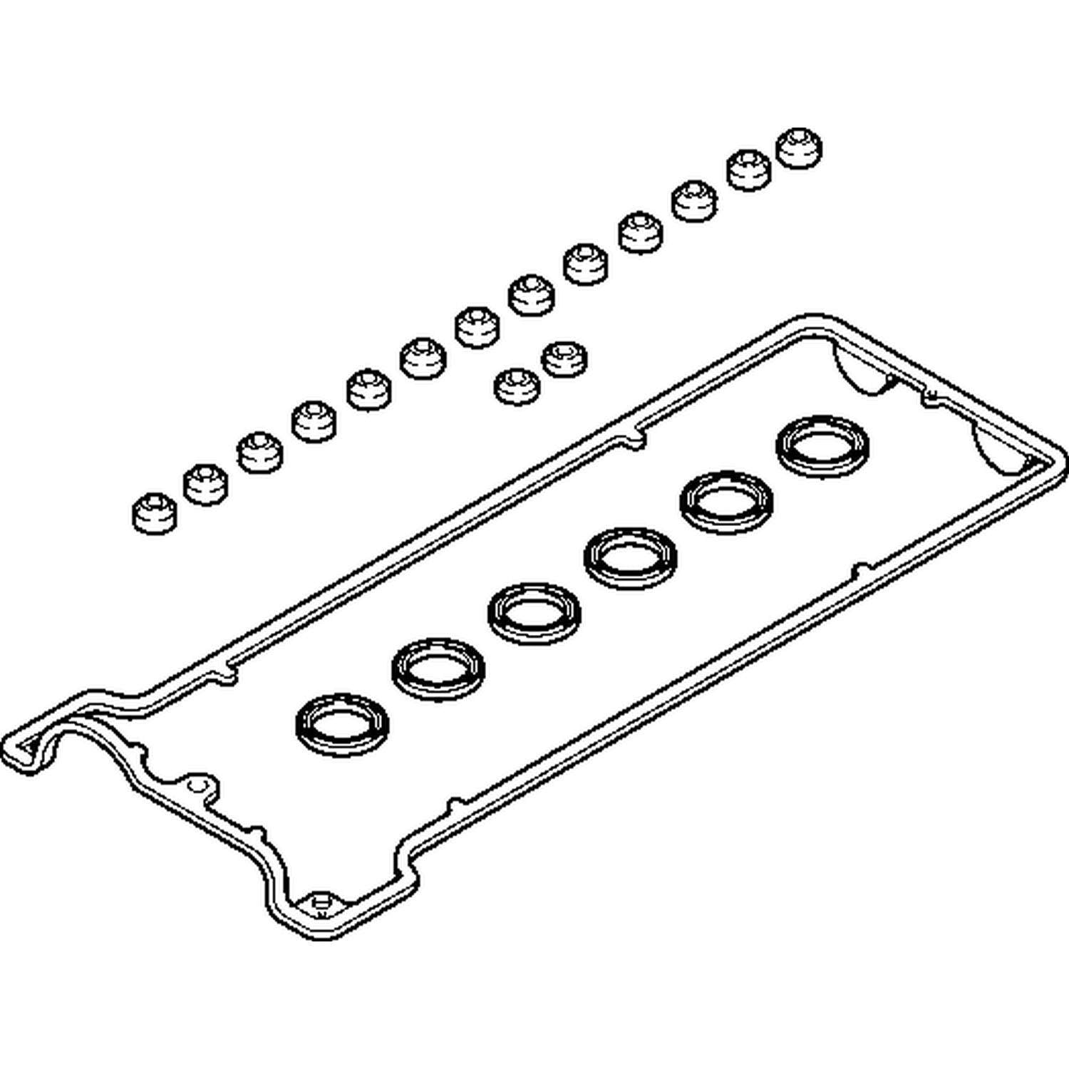 elring engine valve cover gasket set  frsport 353.540