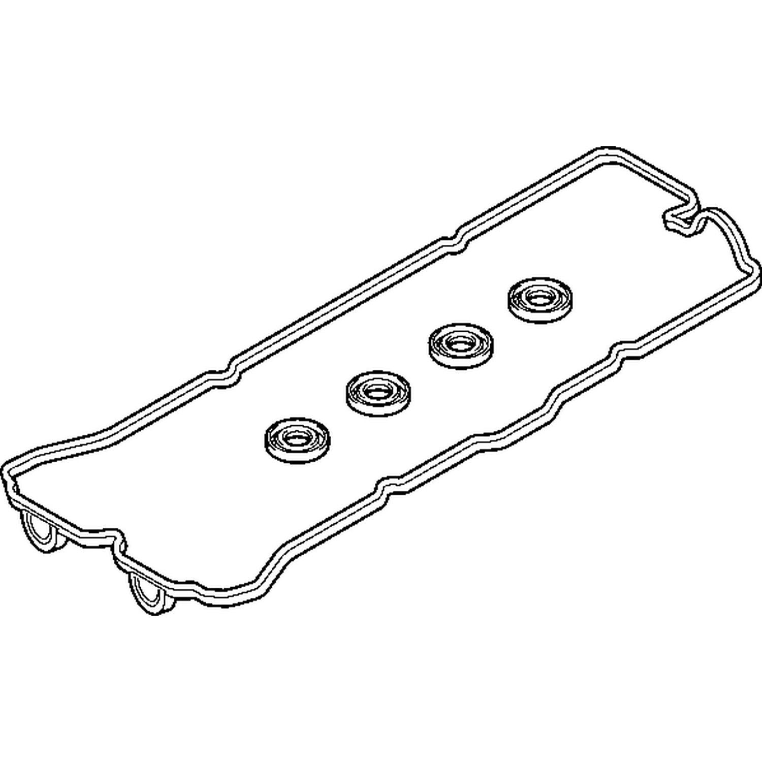 elring engine valve cover gasket set  frsport 389.330